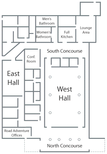 Floorplan of the CRCC