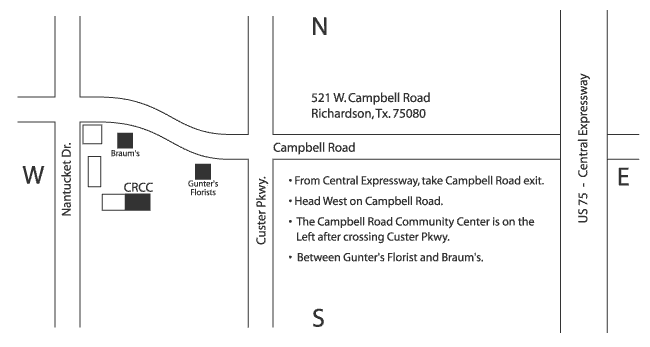 Map to the CRCC